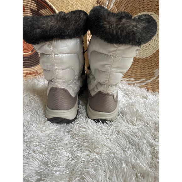 The North Face Nuptse Icepick down filled puffer fur women’s winter boots 7 - Picture 9 of 13